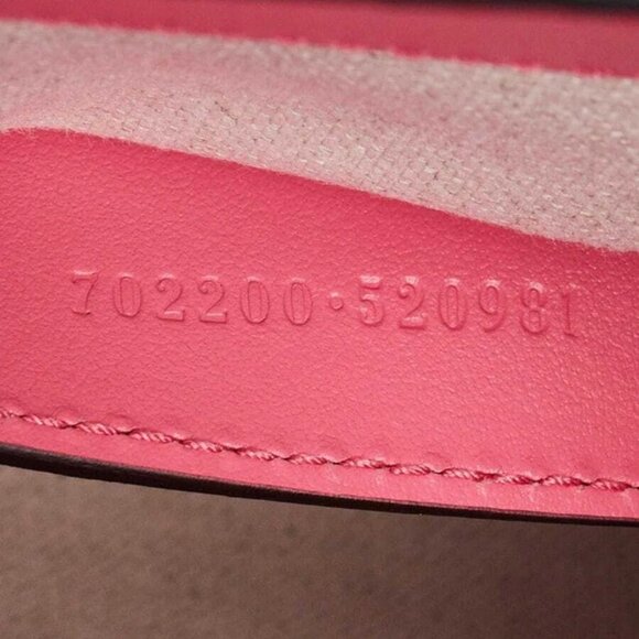 Gucci Pink GG Stitched Leather Matelassè Small Bag - Picture 10 of 11